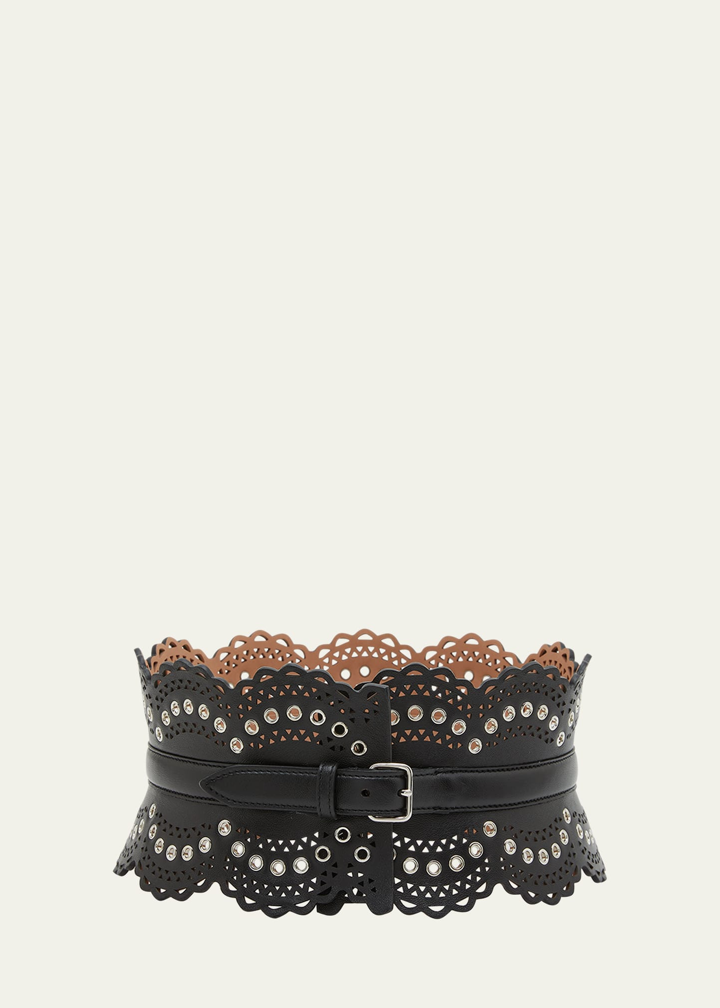 Vienne Corset Belt with Grommet Detail | Bergdorf Goodman