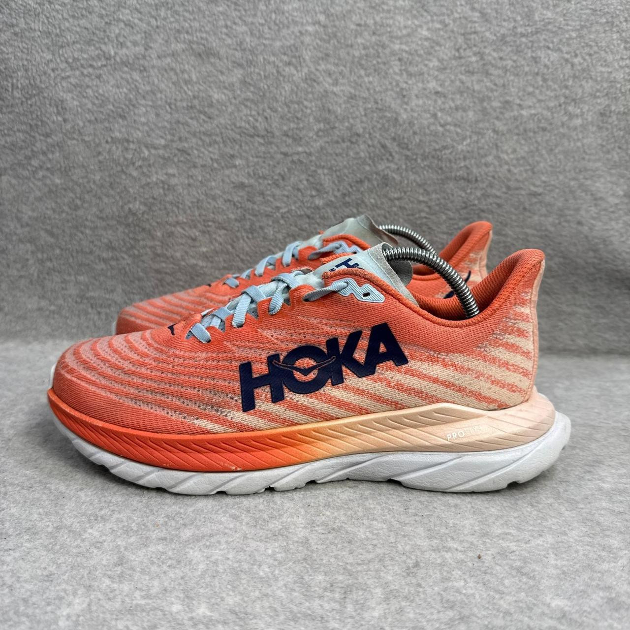 Hoka One One Women's Sneakers - Orange/Multi | Depop US