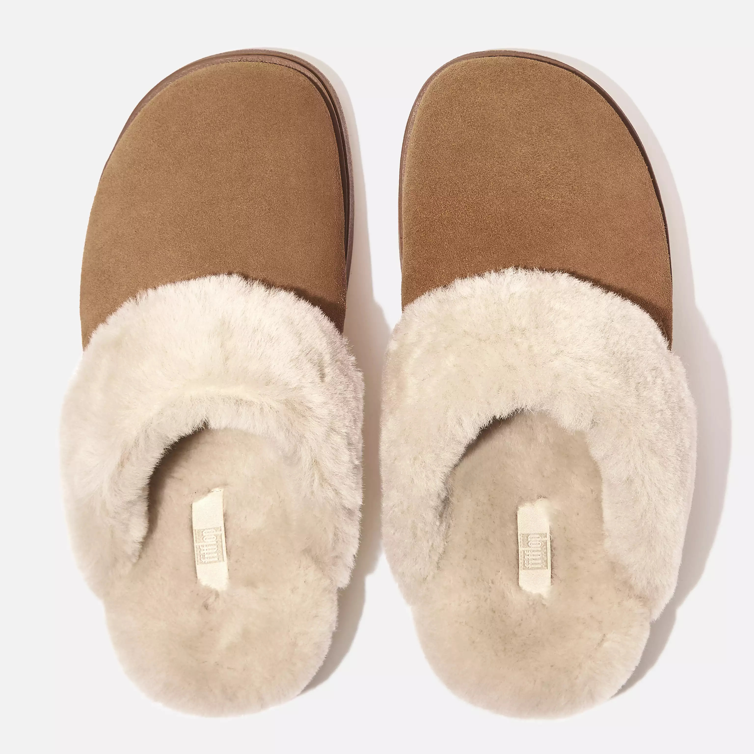 GEN-FF Shearling Suede Slippers | FitFlop (UK)