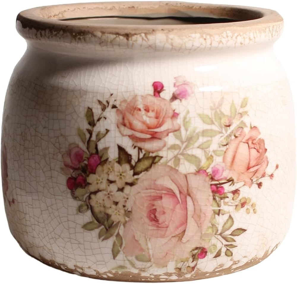 Ceramic Planters for Indoor Plants, Plant Pots with Drainage Hole, 6.29in. Flower Pots for Indoor... | Amazon (US)