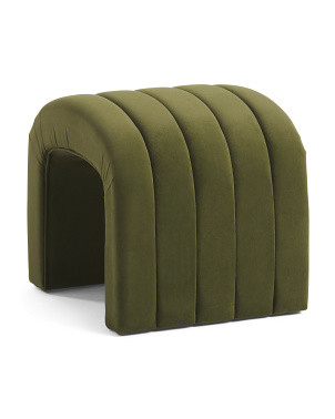 Tboz Velvet Ottoman | Marshalls