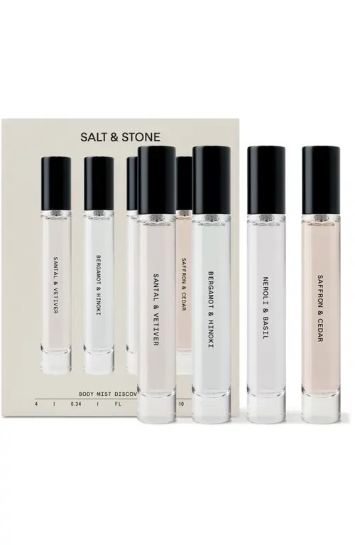 SALT & STONE 4-Piece Mini Body Mist Discovery Set $48 Value at Nordstrom | Nordstrom