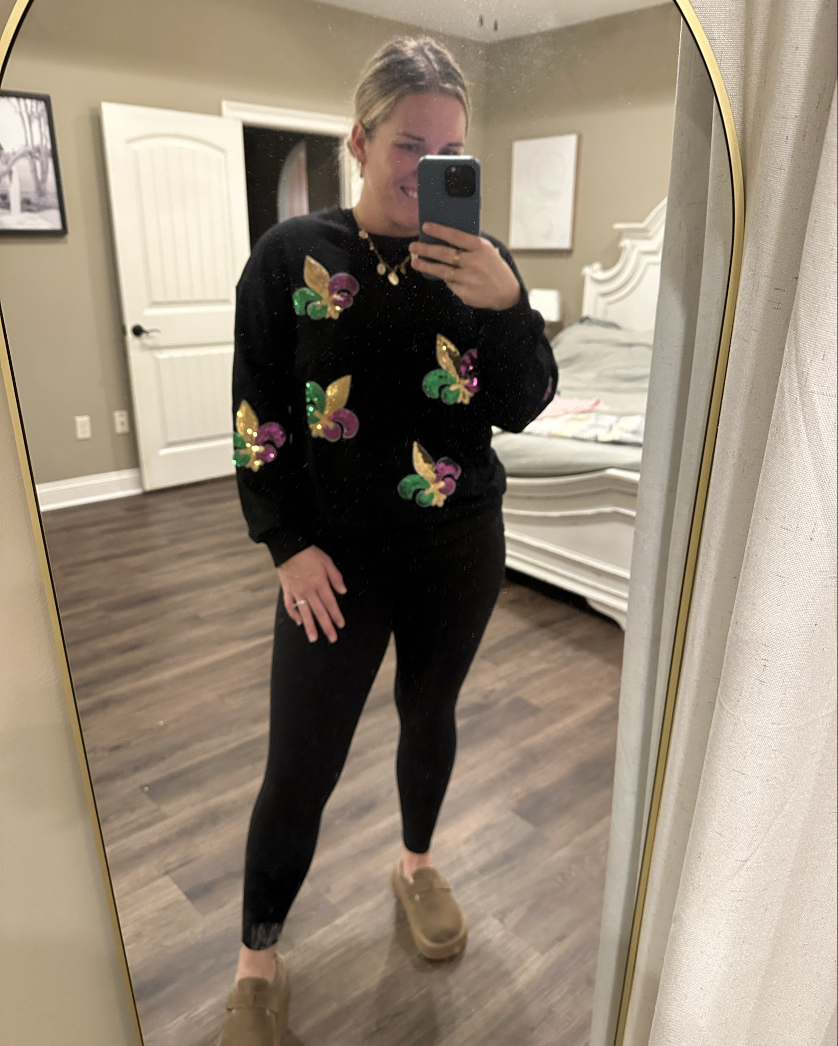 Mardi Gras sweater, flour de lis, purple green gold, sequin sweater, Mardi Gras

Medium

#LTKStyleTip #LTKFindsUnder50 #LTKSeasonal