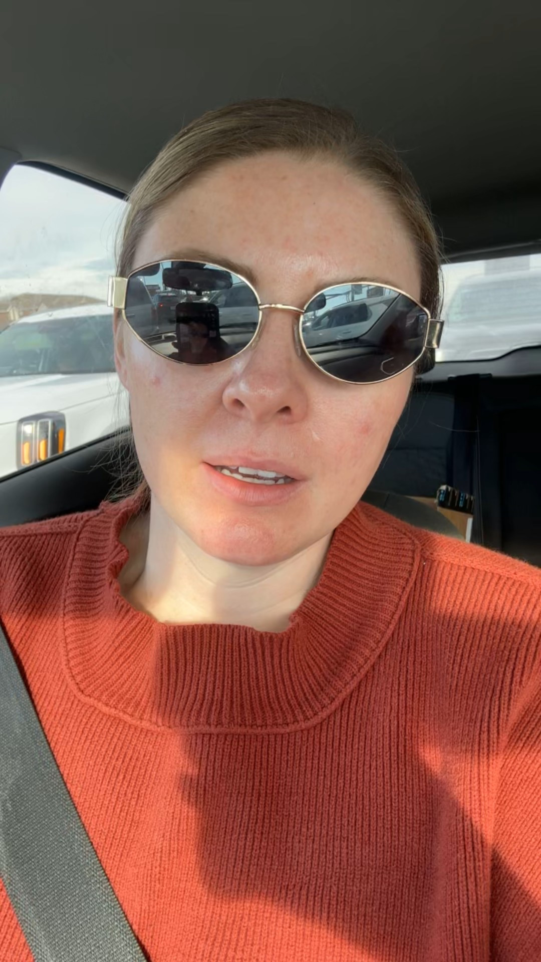 Posted this on IG stories as a PSA, but you can shop my glasses and sweater too 😆

#LTKPlusSize #LTKMidsize