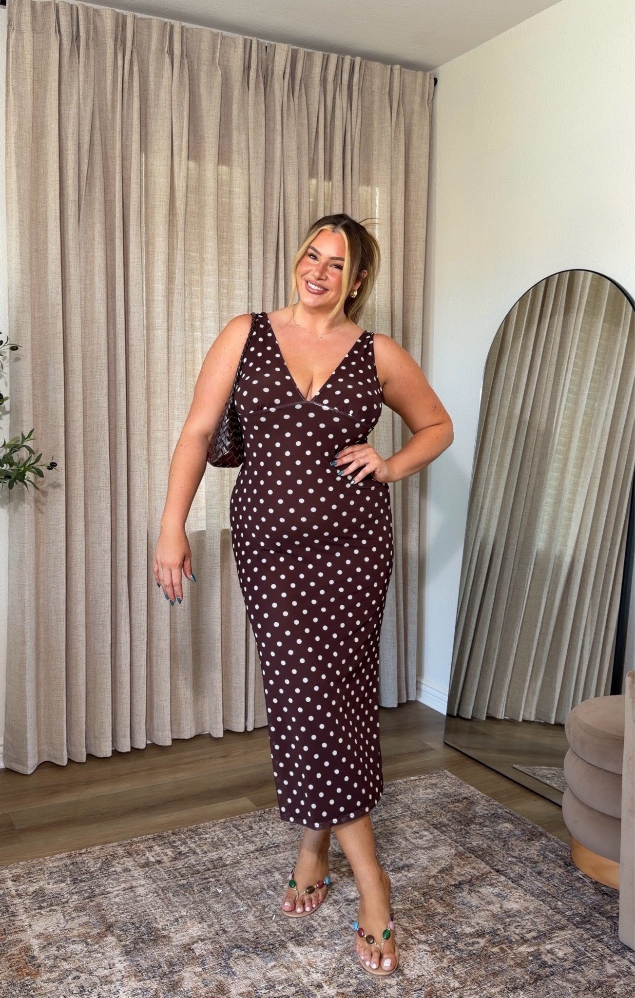 the cutest polka dot dress from amazon 🤎 wearing it in an xl!

#LTKootd #LTKSeasonal #LTKMidsize