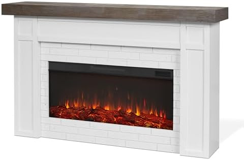 Real Flame Cravenhall Landscape Electric Fireplace with Mantel for Living Room or Bedroom, Replac... | Amazon (US)