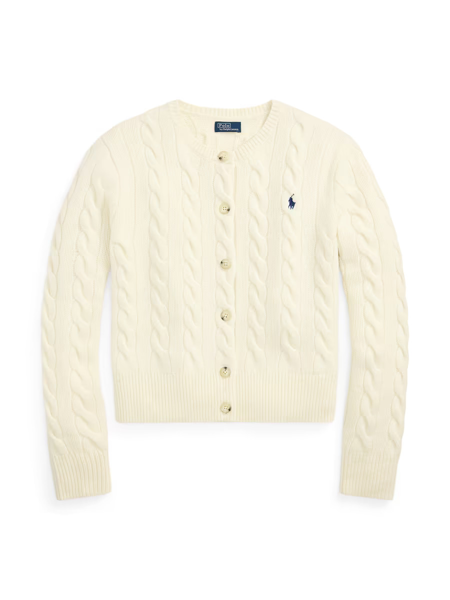 Cable-Knit Wool-Cashmere Cardigan | Saks Fifth Avenue