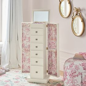 LoveShackFancy Regency Floor Standing Jewelry Tower (14"x40") | Pottery Barn Teen