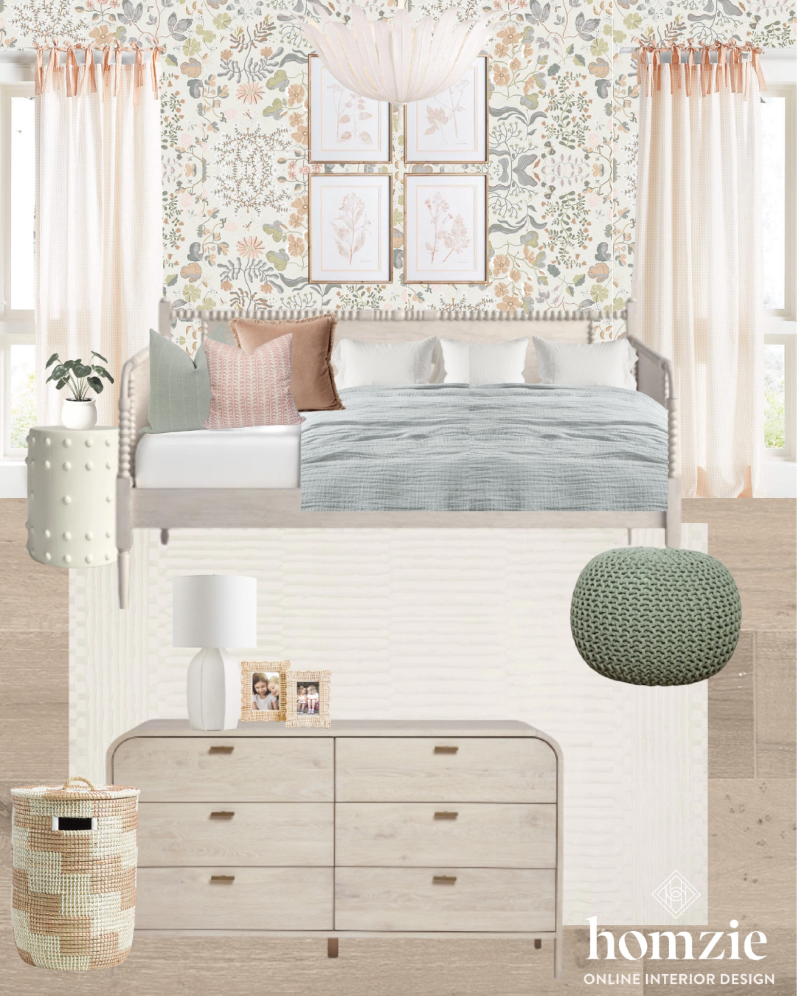 This girls bedroom design features a classic day bed that can grow with her along with statement wall paper’! We’re also loving this throw pillow combo & modern dresser! 

#LTKfamily #LTKkids #LTKhome