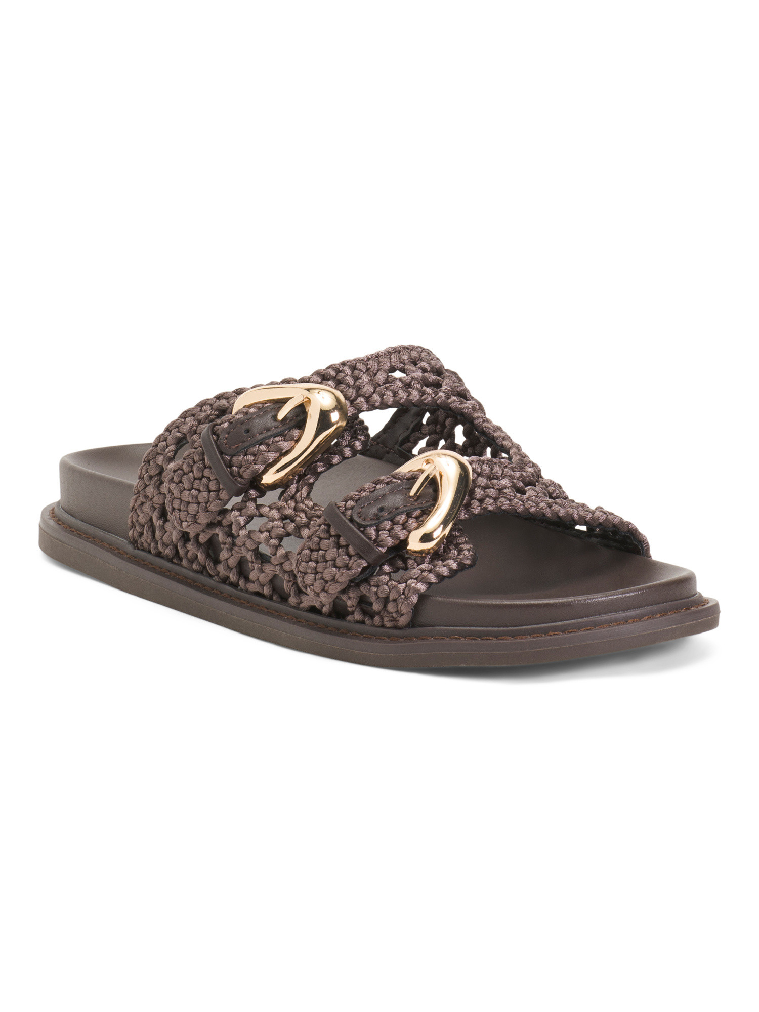 Waffle Weaver Slide Sandals | TJ Maxx