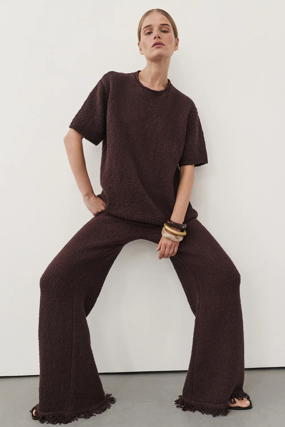 SUE CHOC OVERSIZED KNIT TEE | DISSH
