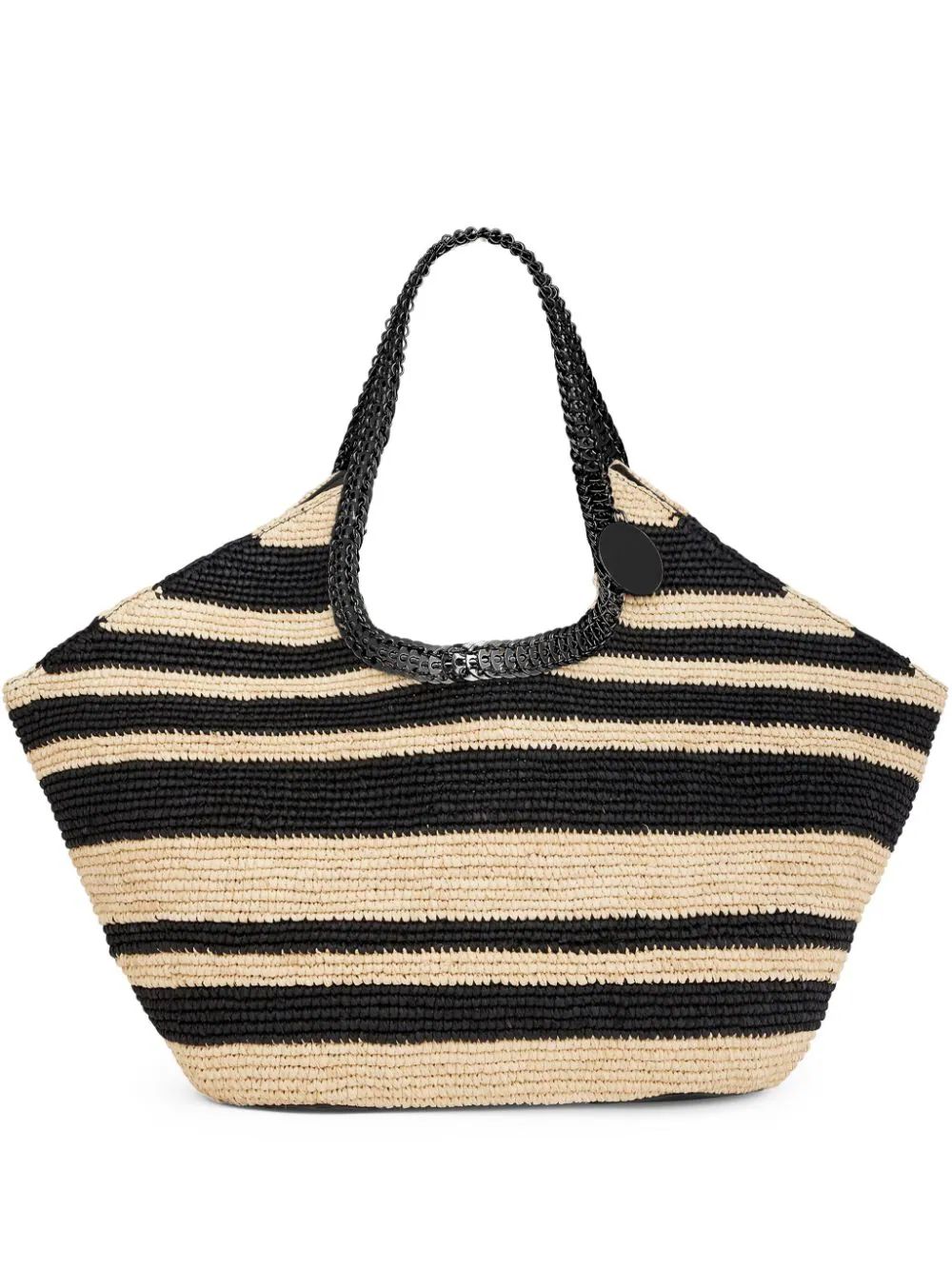 striped raffia tote bag | Farfetch Global