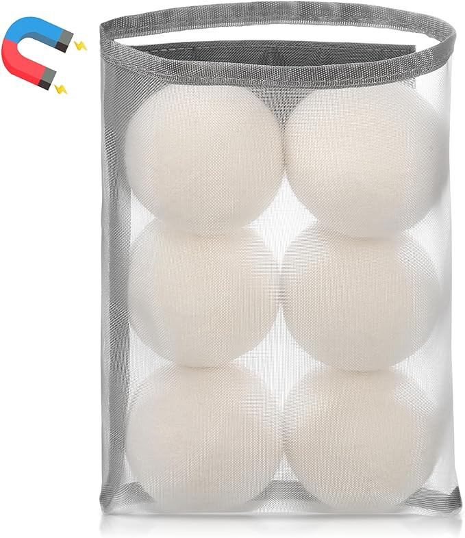 OTECKK Magnetic Dryer Ball Holder for Laundry Room Organization and Storage, Wool Dryer Ball Orga... | Amazon (US)