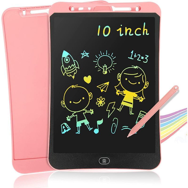 Link Kids LCD 10inch Color Writing Doodle Board Tablet Electronic Erasable Reusable Drawing Pad E... | Target