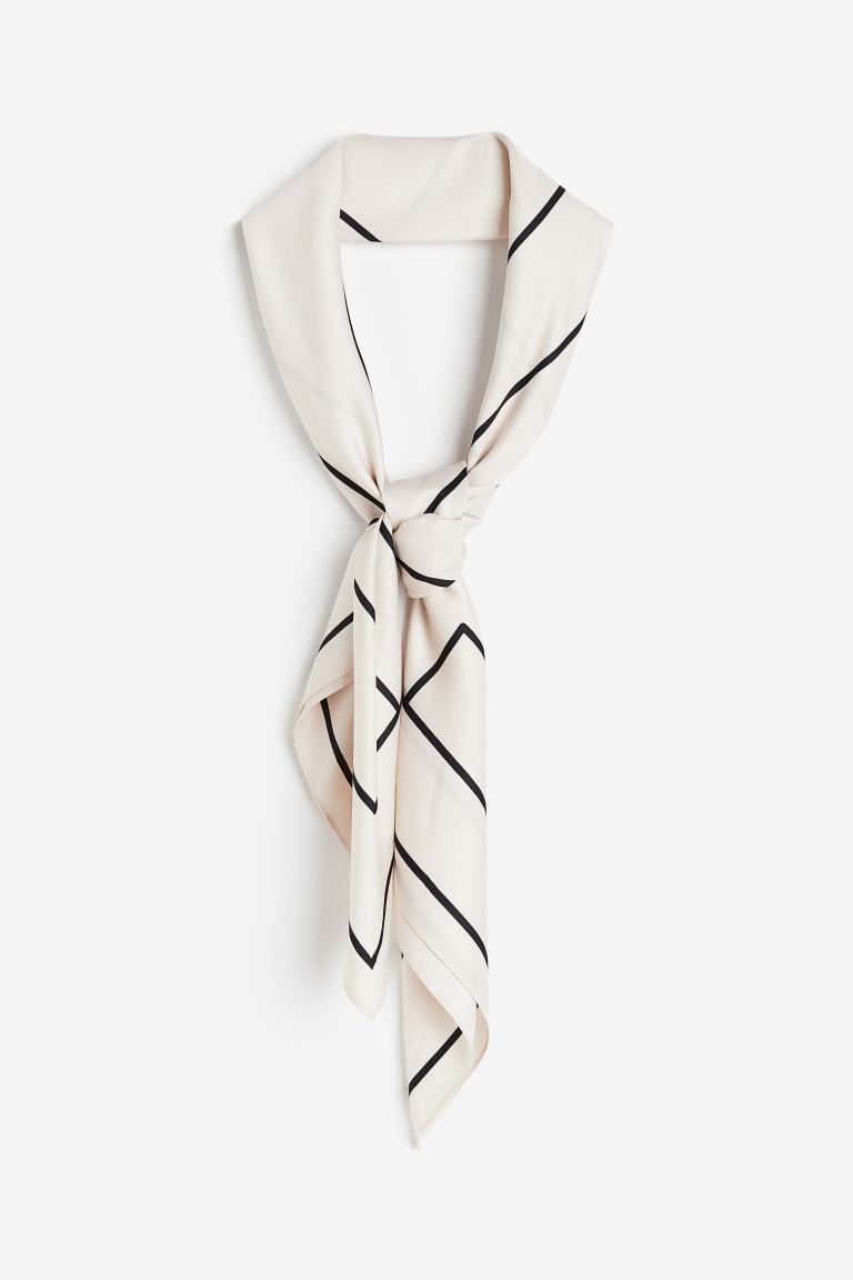 Patterned Satin Scarf | H&M (US + CA)