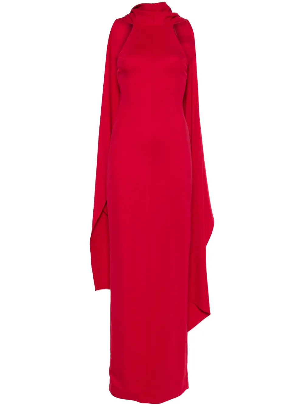 Solace London Emerson Gown | Red | FARFETCH OM | Farfetch Global