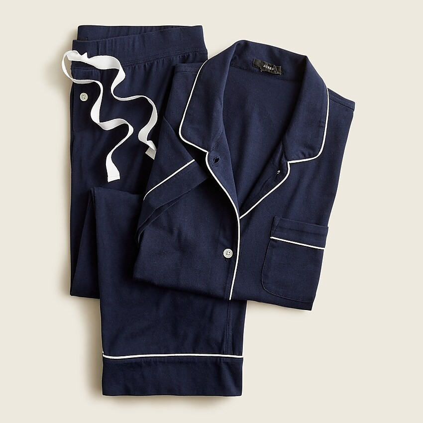 Dreamy short-sleeve cropped pajama set | J. Crew US