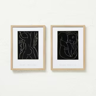 12.8" x 16.8" 2pk Woman Framed Under Plexi - Opalhouse™ designed with Jungalow™ | Target