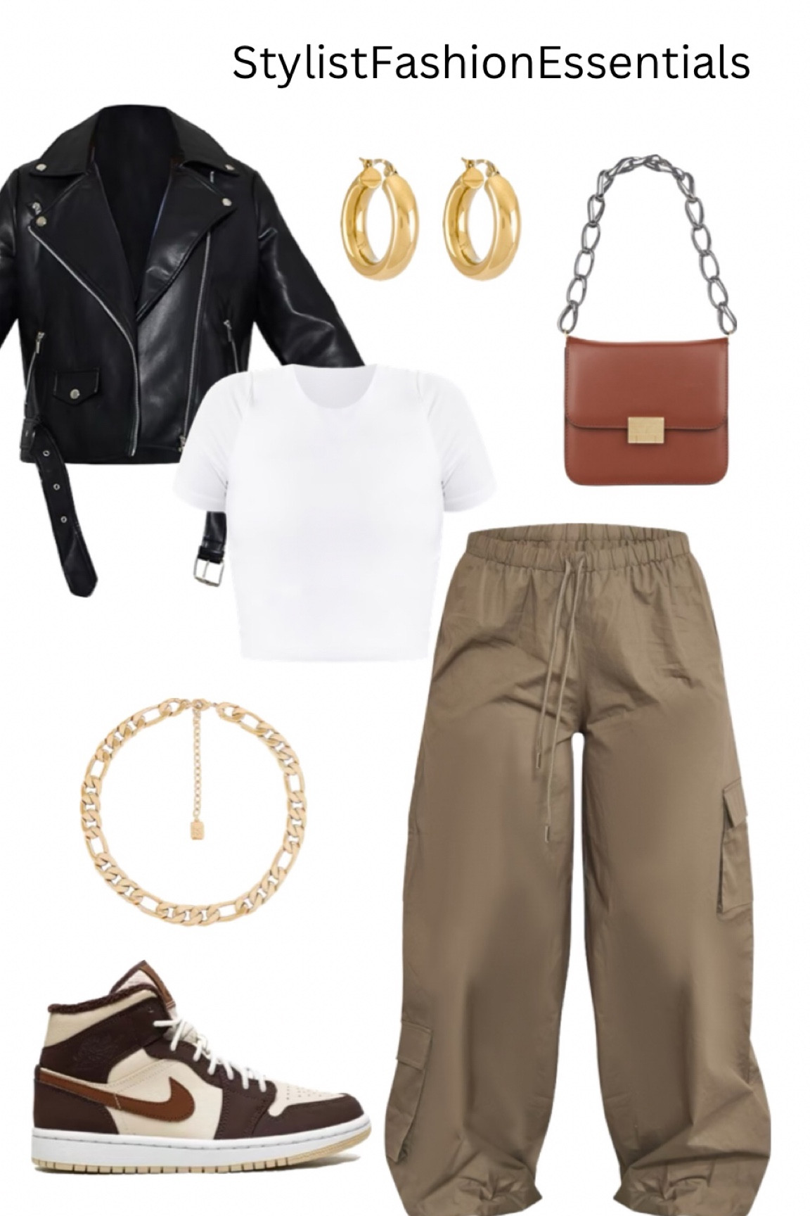 Leather weather x🌎 

Cargo pants
Leather jacket 
Handbag
Jewellery
Jordan’s
Spring outfits
Festival outfit
Going out outfit
Girls night outfit

#LTKFind #LTKSeasonal #LTKBeauty #LTKGiftguide #LTKStyletip 

#LTKsalealert #LTKunder50 #LTKunder100