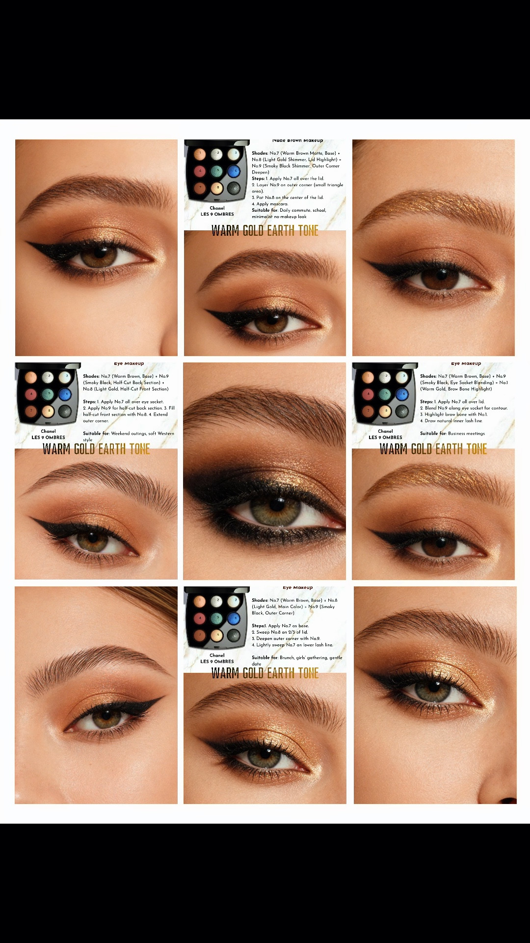 Chanel LES 9 OMBRES tutorial/ Brown

#LTKBeauty