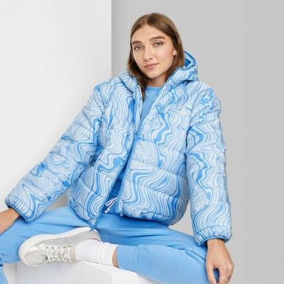 Women's Hooded Puffer Jacket - Wild Fable™ | Target