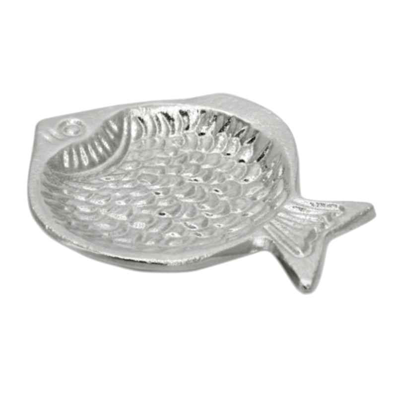 Silver Fish Trinket Tray, 5" | At Home