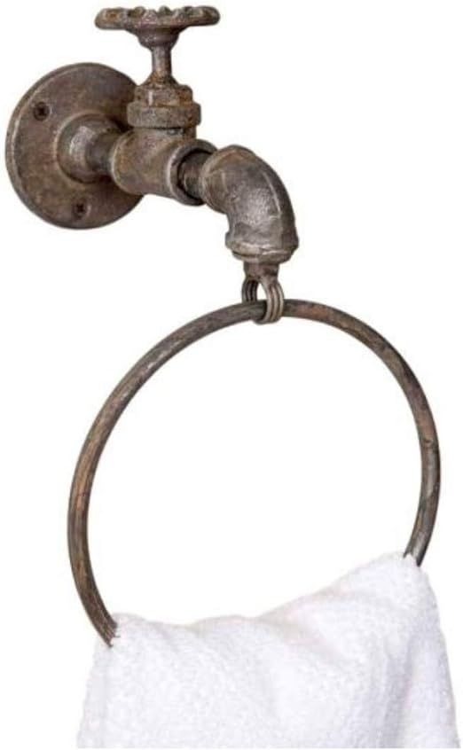 Industrial Water Spigot Towel Ring | Amazon (US)