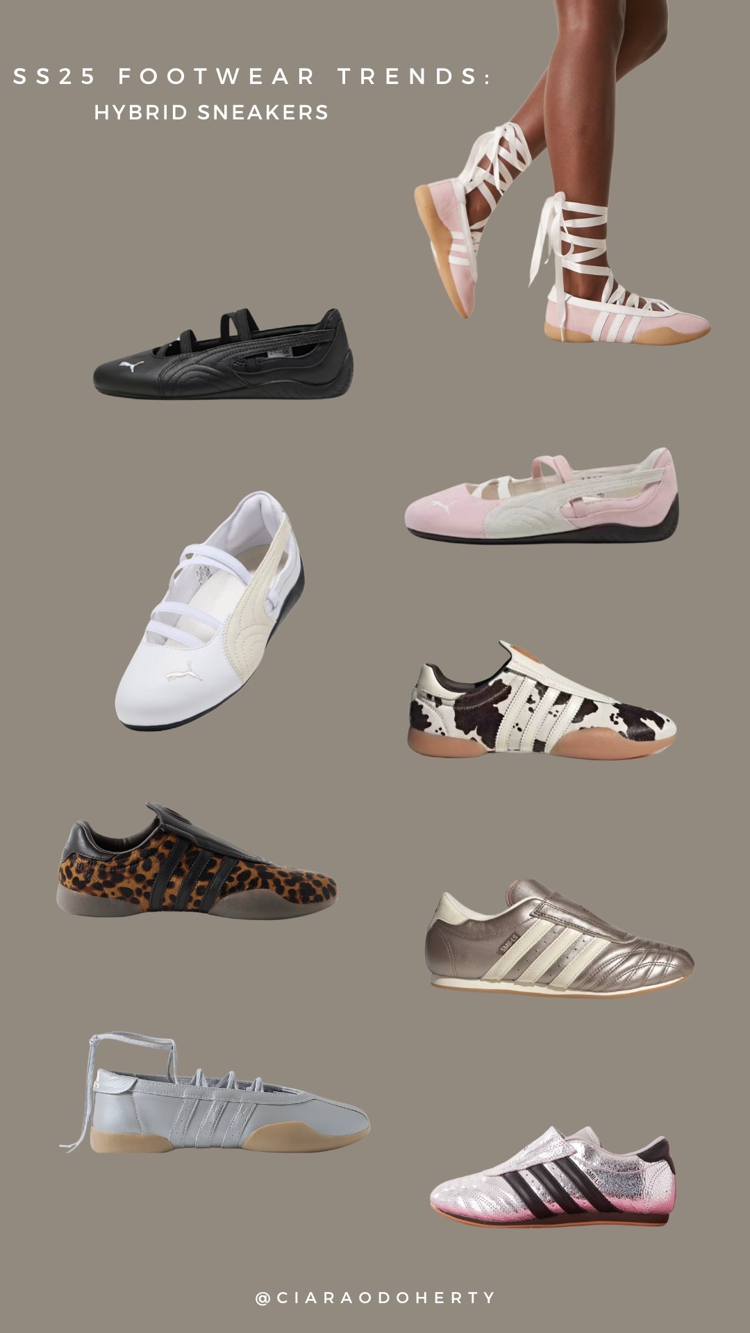 ss25 trainer trends 
Hybrid Sneakers, puma, adidas, hybrid trainers, ballet core, ballet sneakers 

 #LTKireland #LTKeurope #LTKsummer