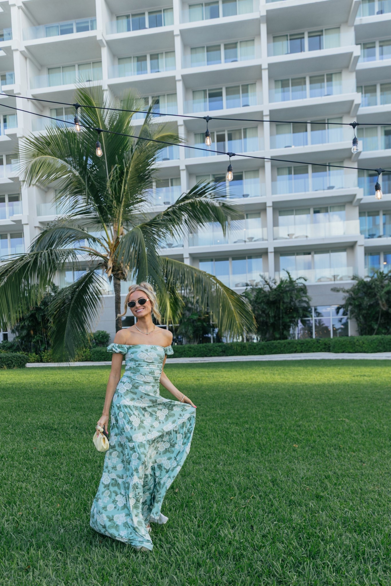 Garden party outfit 

Floral dress
Smith & Quinn bridesmaid dresses 
Spring dress 
