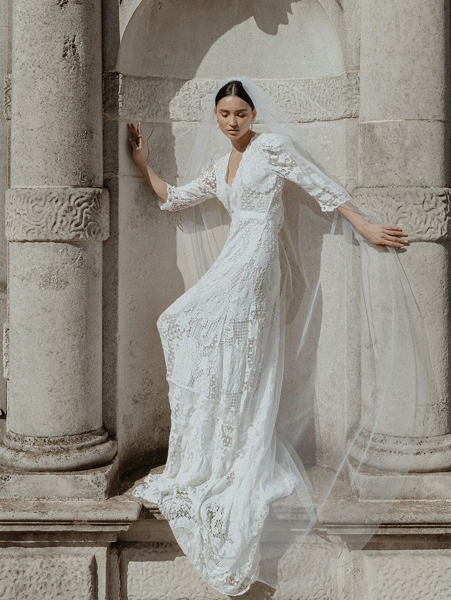 Classic Long Veil | Gigi & Olive