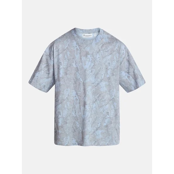 No Boundaries Men's Oversized Boxy Tee with Short Sleeves, XS-4XLT | Walmart (US)