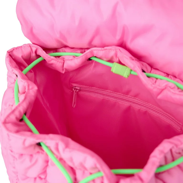 Packed Party Pop of Pink Quilted Backpack | Walmart (US)