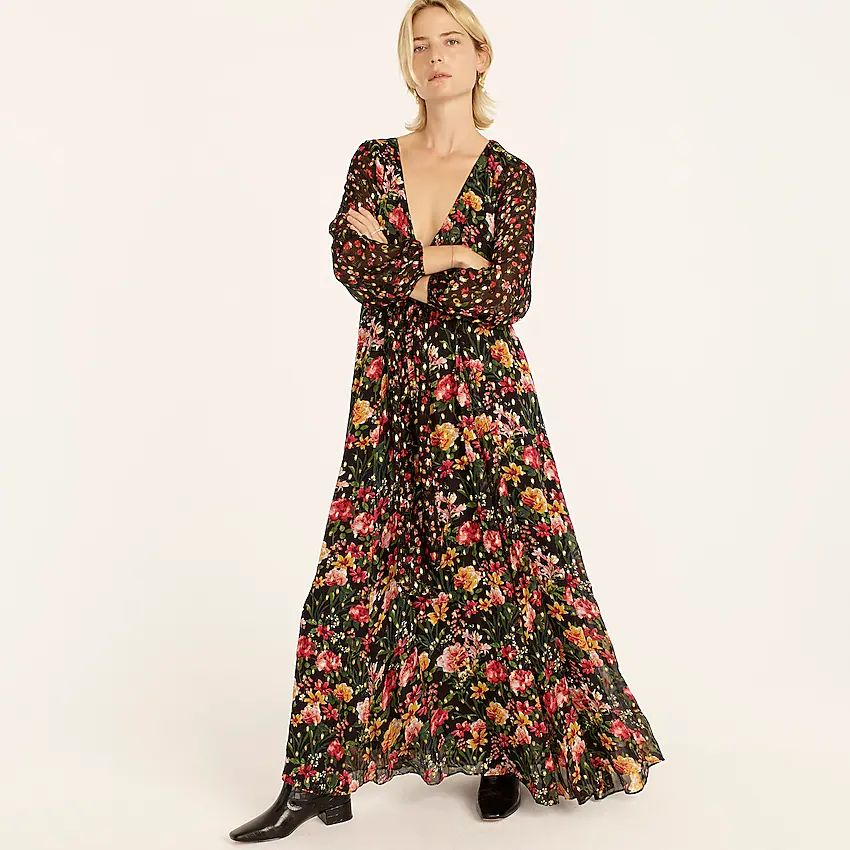 Tie-front Lurex® dress in mixed printItem BD500 
 Reviews
 
 
 
 
 
2 Reviews 
 
 |
 
 
Write a ... | J.Crew US