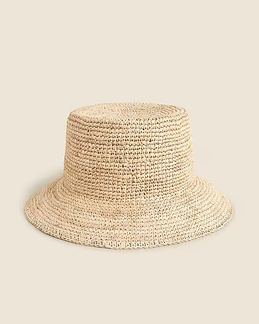 Raffia bucket hat | J. Crew US