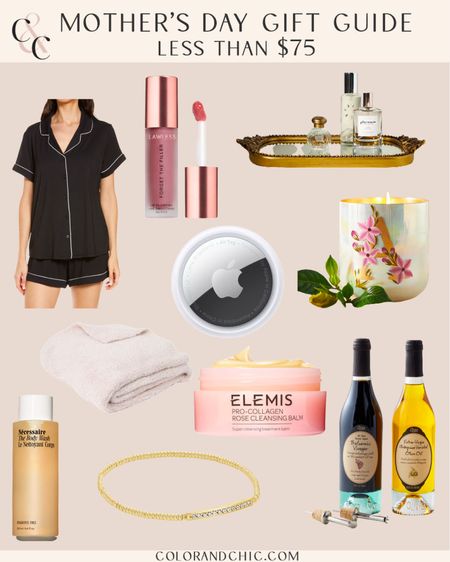 Mother’s Day gift guide all priced below $75 with a majority of the guys priced below $50! Great for a quick gift for the mother in your life. I especially love the Elemis cleaning balm, apple air tag, pajama set and Kendra Scott bracelet. 

#LTKfamily #LTKstyletip #LTKGiftGuide