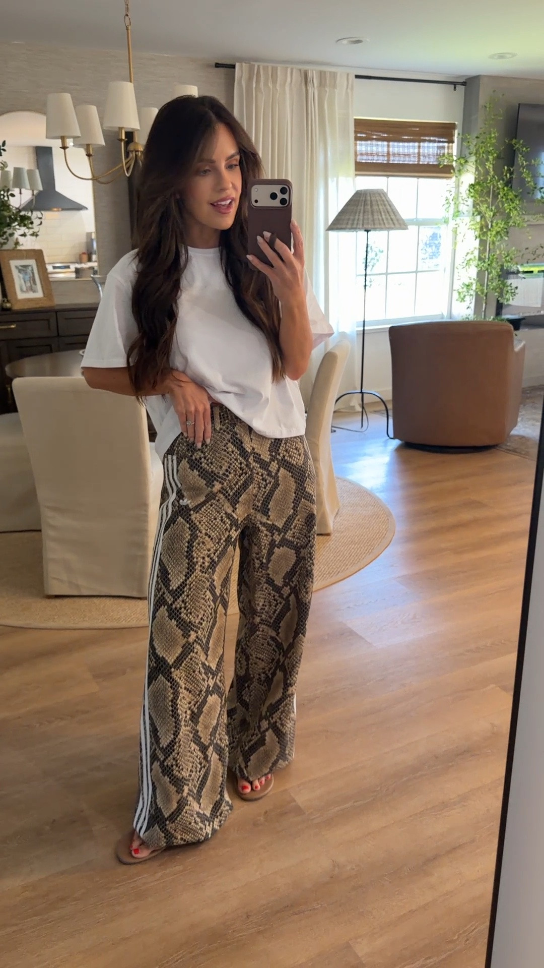 These adidas snake print jeans are SO cool — I love the drape and relaxed shape they have. 🐍 I sized up from my usual 25 to a 27 for that oversized, slouchy fit. They do run long! I’m 5’2” and cuffed about 4 inches under to get this length.

adidas snake print jeans, snake print denim, adidas jeans, baggy jeans, oversized denim, wide leg jeans, relaxed fit jeans, street style outfit, fall denim, casual fall outfit, petite denim styling

#LTKootd #LTKgrwm #LTKmomlife