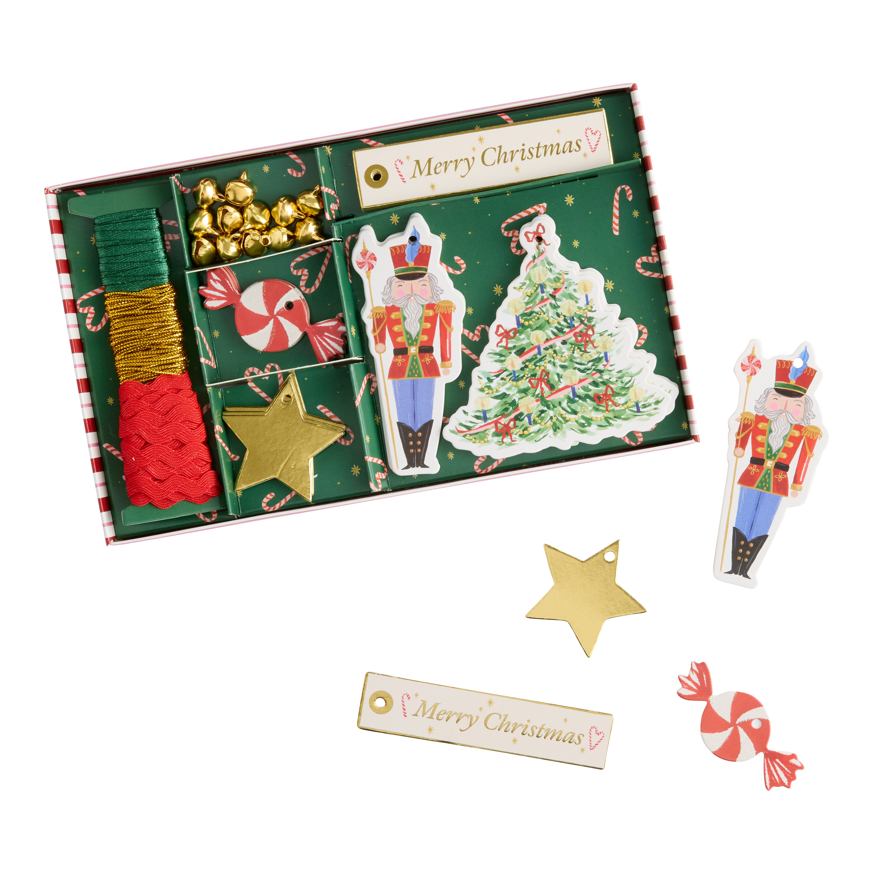 All the Trimmings DIY Holiday Gift Tag Kit 45 Piece | World Market