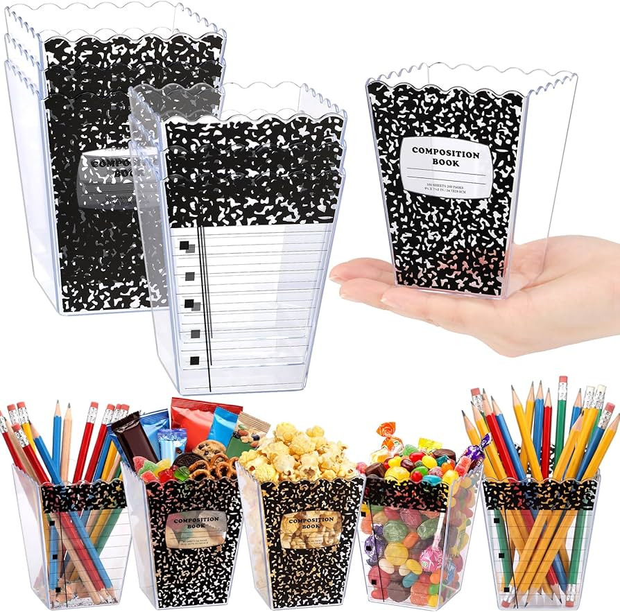Mimorou 6 Pcs Teacher Gift Box Teacher Appreciation Gift Container Thank You Pencil Notebook Comp... | Amazon (US)