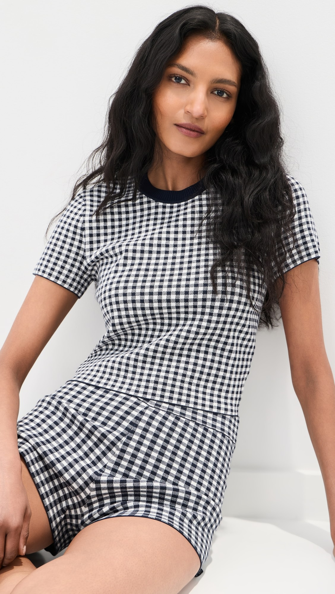 Gingham Knit Tee | Shopbop