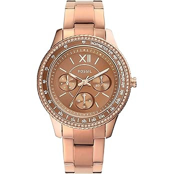 Fossil Women's Stella Quartz Stainless Steel Multifunction Watch | Amazon (US)