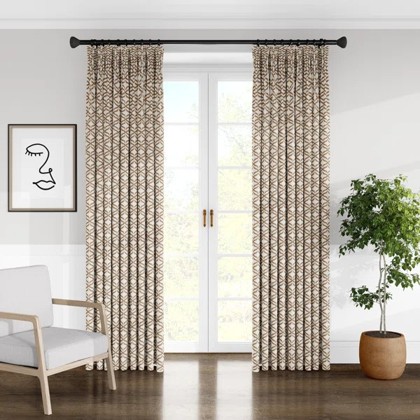Nix 100% Cotton Room Darkening Curtain Panel | Wayfair North America