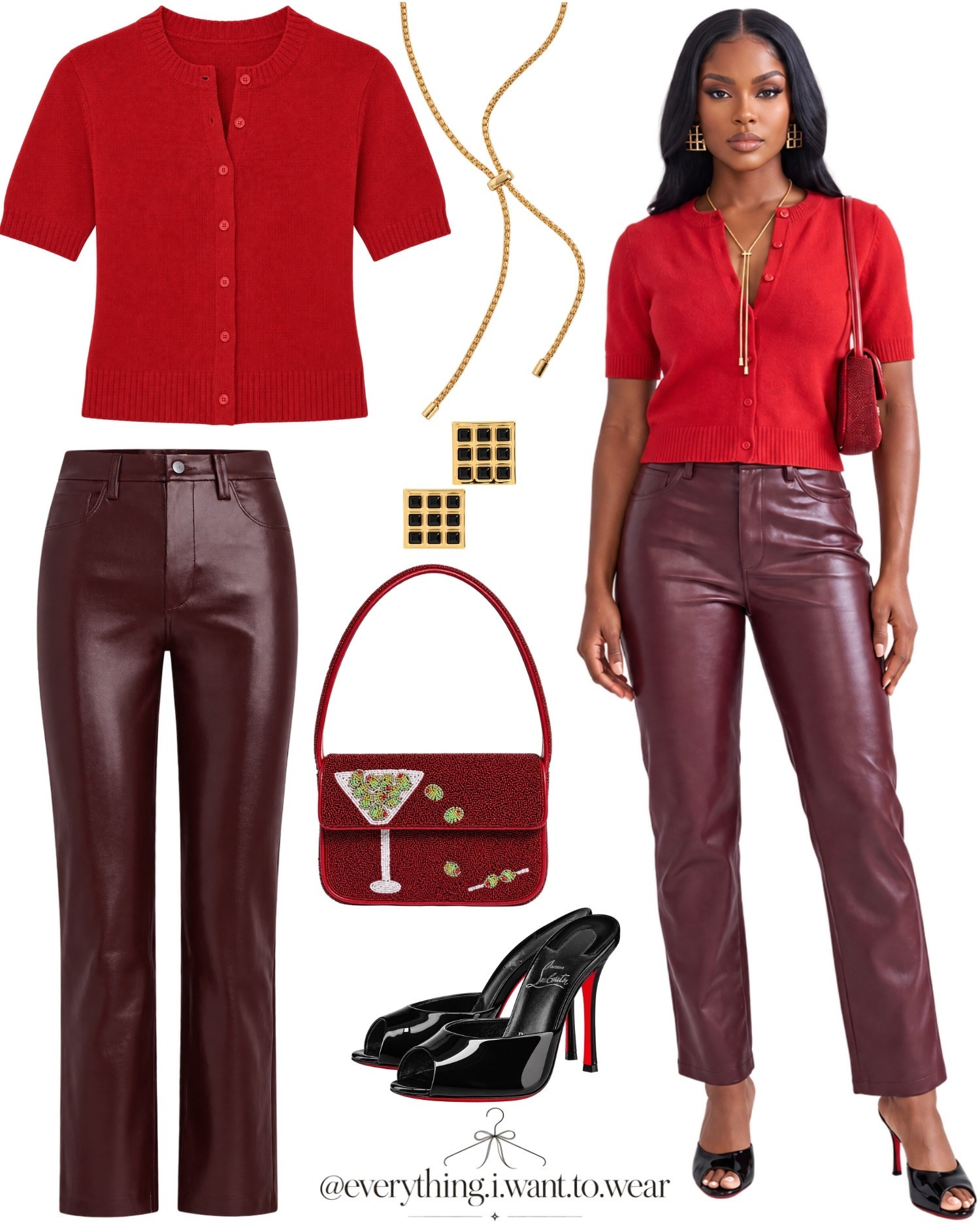Try a fun monochromatic look on your next night out.

#LTKootd