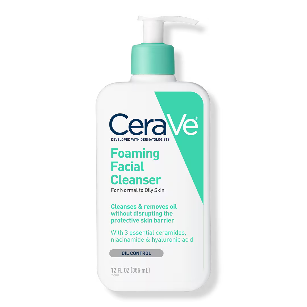 CeraVeFoaming Facial Cleanser for Balanced to Oily Skin | Ulta