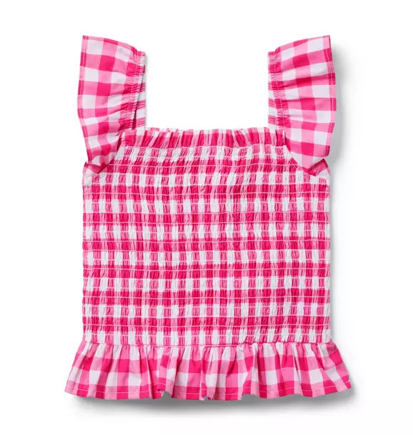 Gingham Smocked Ruffle Top | Janie and Jack