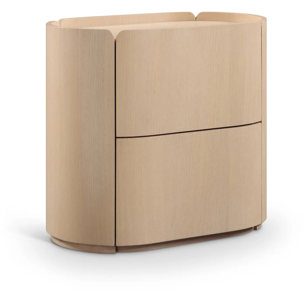 Meridian Furniture Everett Natural Night Stand | Walmart (US)