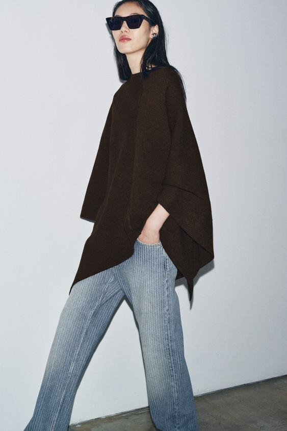 KNIT CAPE | Zara US