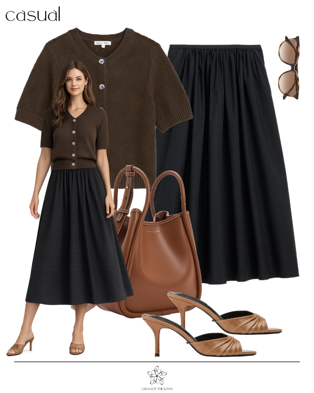 Casual look: Alex Mill skirt 

 #LTKootd #LTKSeasonal #LTKU