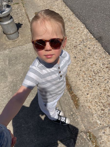 When your four year old dresses himself and slays. Esp these indestructible sunglasses for toddlers!! 

#LTKfamily #LTKfindsunder50 #LTKkids