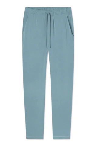 Men's Bamboo Lounge Pants in Stone Blue | LAKE Pajamas