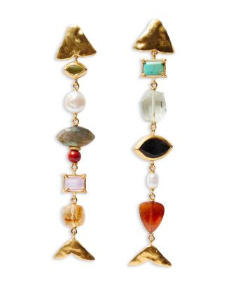 Chan Luu Multi Gemstone Fish Mismatch Linear Drop Earrings | Bloomingdale's Jewelry & Accessories | Bloomingdale's (US)